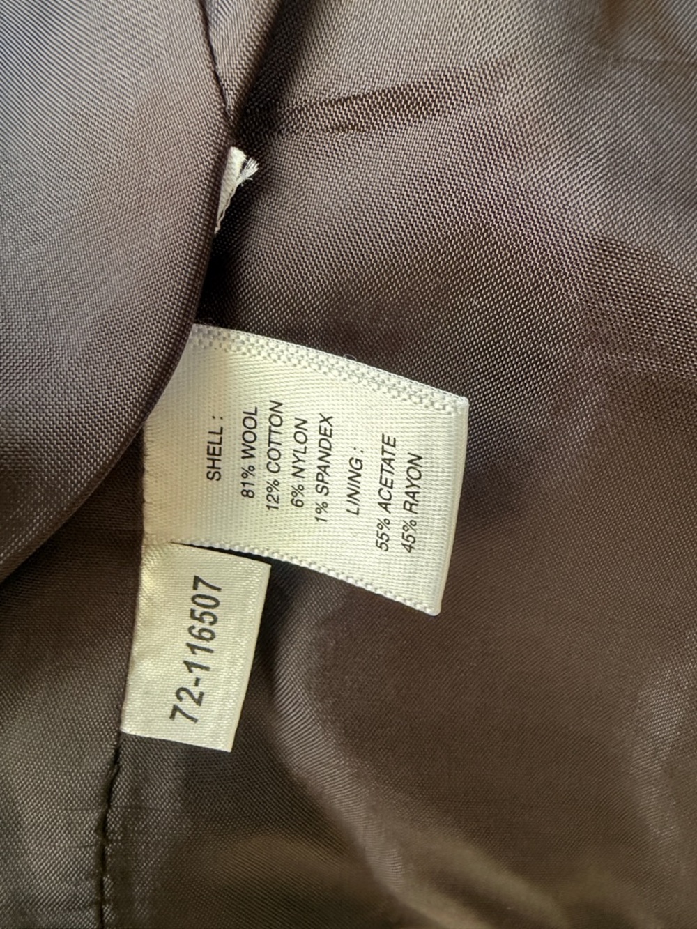Ann Taylor Cropped Tweed Blazer Jacket Grey Tailored Peplum Fitted Office 2P - Picture 11 of 13